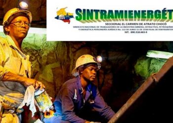 Trabajadores de Carmen de Atrato, Chocó, presentan peticiones a multinacional del cobre