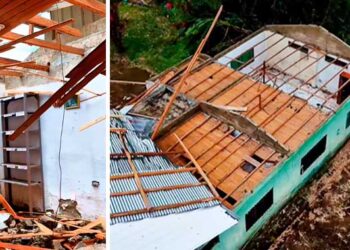 Condoto: las fuertes lluvias destrozaron el Hospital San José