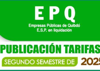 EPQ en liquidación: Tarifas 2do. semestre 2025