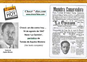 Chocó: agosto 16