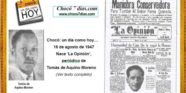 Chocó: agosto 16
