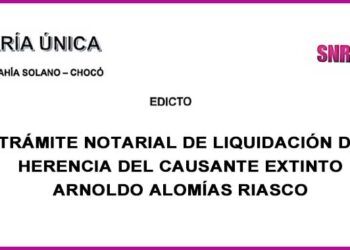 Edicto Arnoldo Alomías Riasco