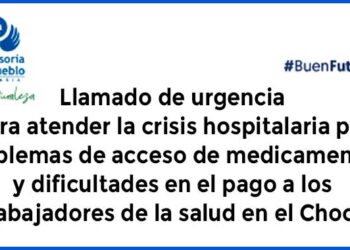 Se agrava la crisis de la saluden el Chocó