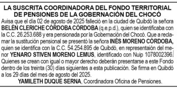 Edicto Belén Cleriche Córdoba Córdoba