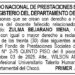 Edito 1er. aviso Zulma Bejarano Mena