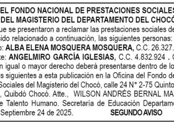 Edicto Quibdó Chocó