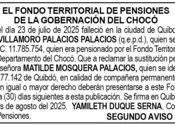 Edicto 2do. aviso Antonio Villamoro Palacios Palacios