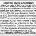 Edicto Parmenio Quinto Mosquera