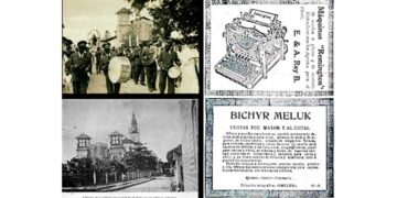 Banda Intendencial de música (s.f.), iglesia parroquial de Quibdó (1915), avisos publicitarios en el periódico ABC, de Quibdó (1916). FOTOS: Archivo fotográfico y fílmico del Chocó. Misioneros Claretianos. El Guarengue.
