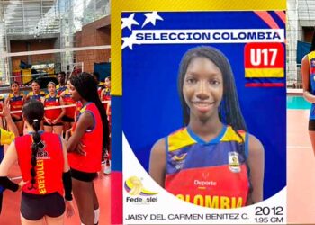 Joven chocoana representará a Colombia en el Sudamericano de Voleibol