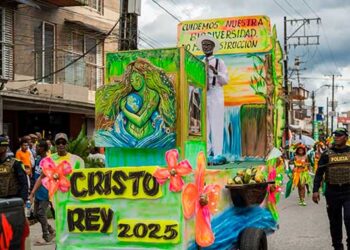 Quibdó, San Pacho 2025: disfraz del barrio Cristo Rey