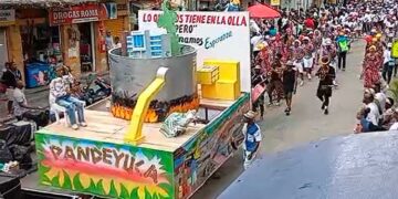 Quibdó, San Pacho 2025: disfraz del barrio Pandeyuca