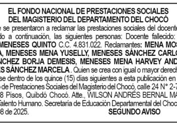 Chocó edicto