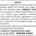 Edicto 3er. aviso Gonzalo Chaverra Bejarano