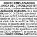 Edicto Margarita Murillo Guzmán