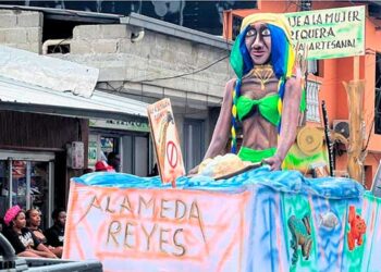Quibdó, San Pacho 2025: disfraz del barrio Alameda Reyes