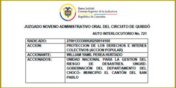 Chocó edicto