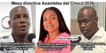 Elegida mesa directiva de la Asamblea del Chocó 2026