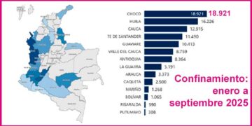 Chocó 2025: departamento con mayor confinamiento y cuarto en desplazamiento