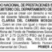 Edicto 1er. aviso Clarisa del Carmen Mosquera Caicedo