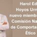 Harol Eder Hoyos Urrutia, nuevo miembro de la Comisión Nacional de Comportamiento Ético