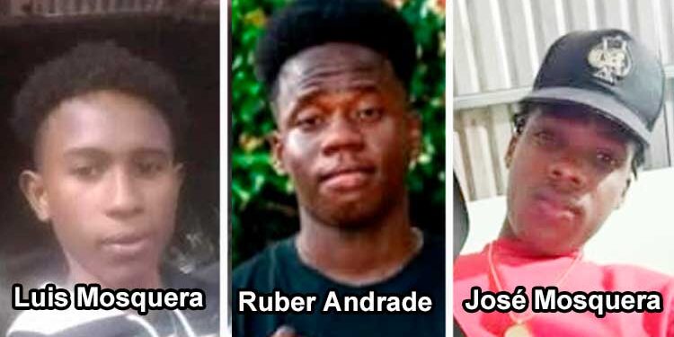 Tres jóvenes murieron en accidente de un vehículo en la vía a Santa Rita, Río Iró