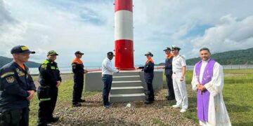 Modernizan la señalización para la seguridad marítima en Bahía Solano