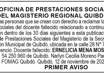 Edicto Quibdó