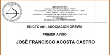 Edicto- Chocó