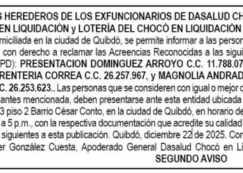 Edicto Dasalud Chocó