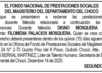 Edicto Chocó Digno