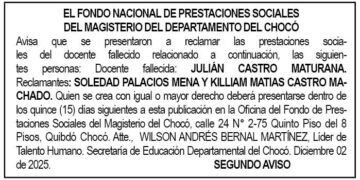 Edicto Chocó