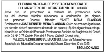 Edicto Chocó