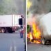 El ELN incineró dos camiones en Angostura, Tadó