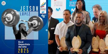 El pesista chocoano Jeison López, deportista del año 2025 en Colombia