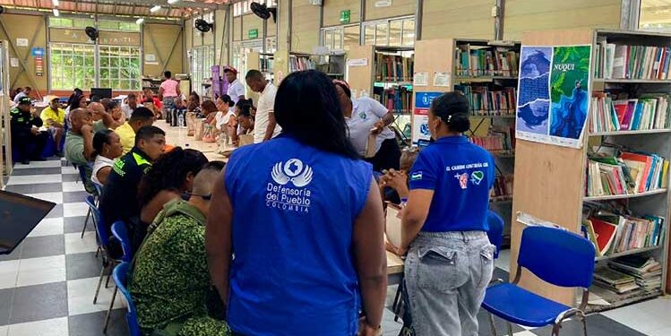 950 personas de Nuquí fueron atendidas en jornadas lideradas por la Defensoría del Pueblo