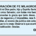 Oración de fe milagrosa D.C.O.