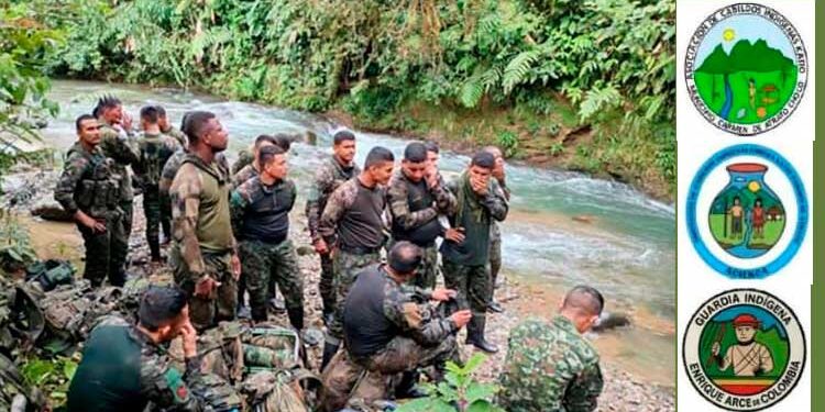 Indígenas del Resguardo La Puria, Carmen de Atrato, secuestraron 18 militares