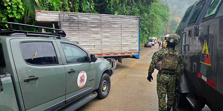 Nuevo bloqueo del ELN en la vía Chocó – Risaralda