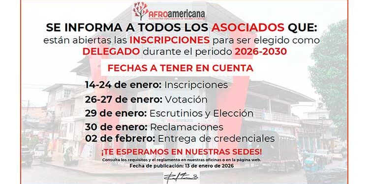 Chocó cooperativa afroamericana enero 2026