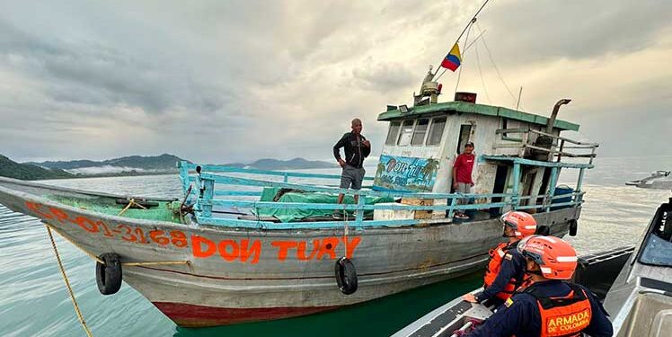 Bahía Solano: rescatan a cuatro personas que estaban a la deriva