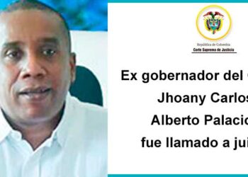 Ex gobernador del Chocó Jhoany Carlos Alberto Palacios fue llamado a juicio