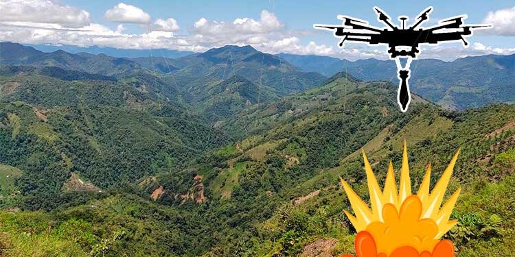 Chocó: Diez militares heridos por ataque con dron explosivo en San José del Palmar