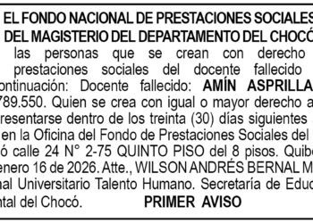 Edicto Chocó
