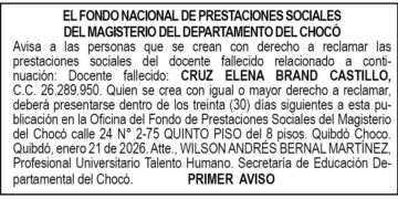 Edicto Chocó