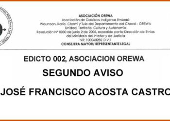Edicto Chocó Asorewa