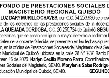 Edicto Quibdó Chocó