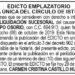 Edicto Istmina Chocó
