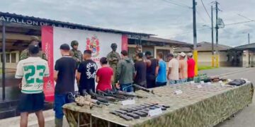 Se entregaron once guerrilleros en Guaduas, Carmen de Atrato