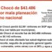 Recorte al Chocó de $43.486 millones por mala planeación del gobierno nacional